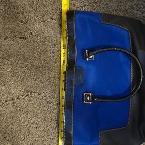 Ralph Lauren Blue and Black Tote Bag